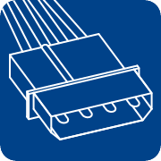 Mate-n-Lok / Molex (Male)
