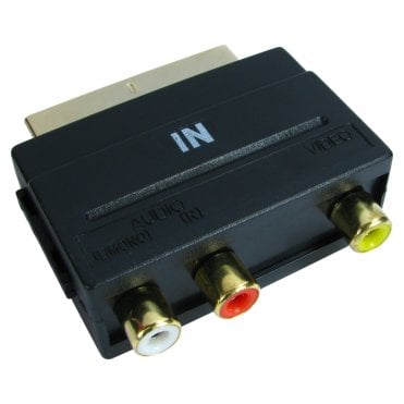 Triple RCA to SCART Adapter