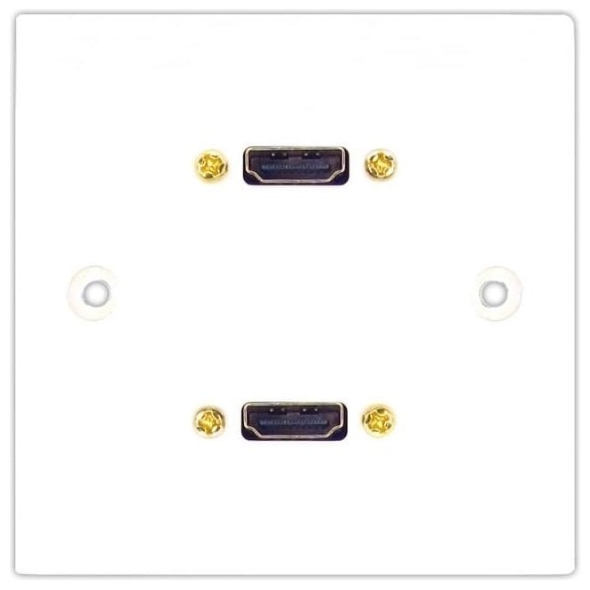 Twin HDMI Single Faceplate