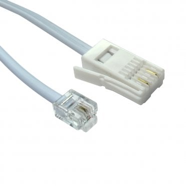 Two Wire RJ11 Male to BT Male Cable