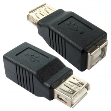 USB 2.0 Type A (F) to Type B (F) Adapter
