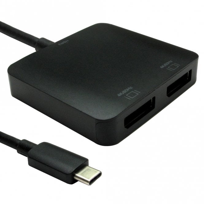 USB C Dual DisplayPort MST Adapter