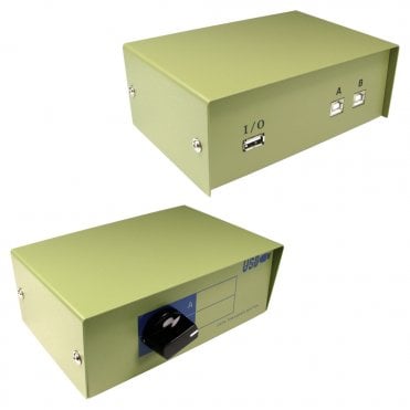 USB Manual Switch Box - Metal