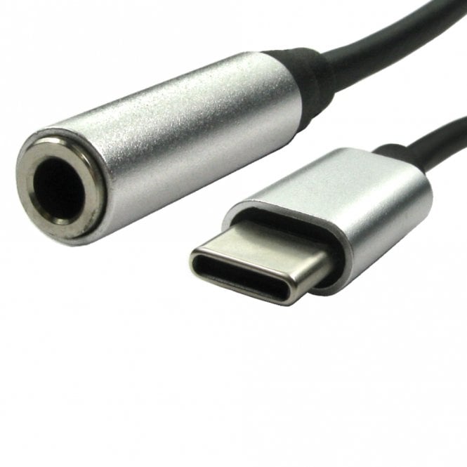 USB Type C to 3.5mm stereo cable adapter