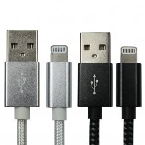 USB2.0 A to Lightning Braided Cable - MFI Certified