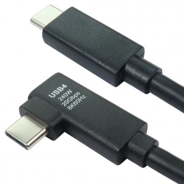 USB4 20Gbps EPR Cable - Right Angled Connector